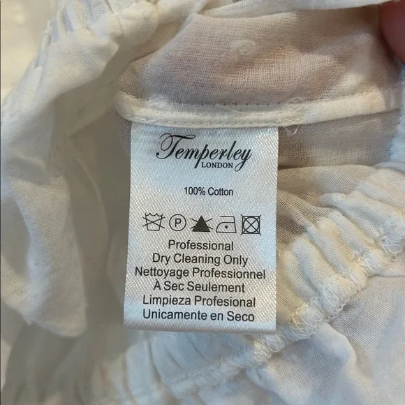 NWT Temperley Eyelet Top Sz S - Picture 7 of 8